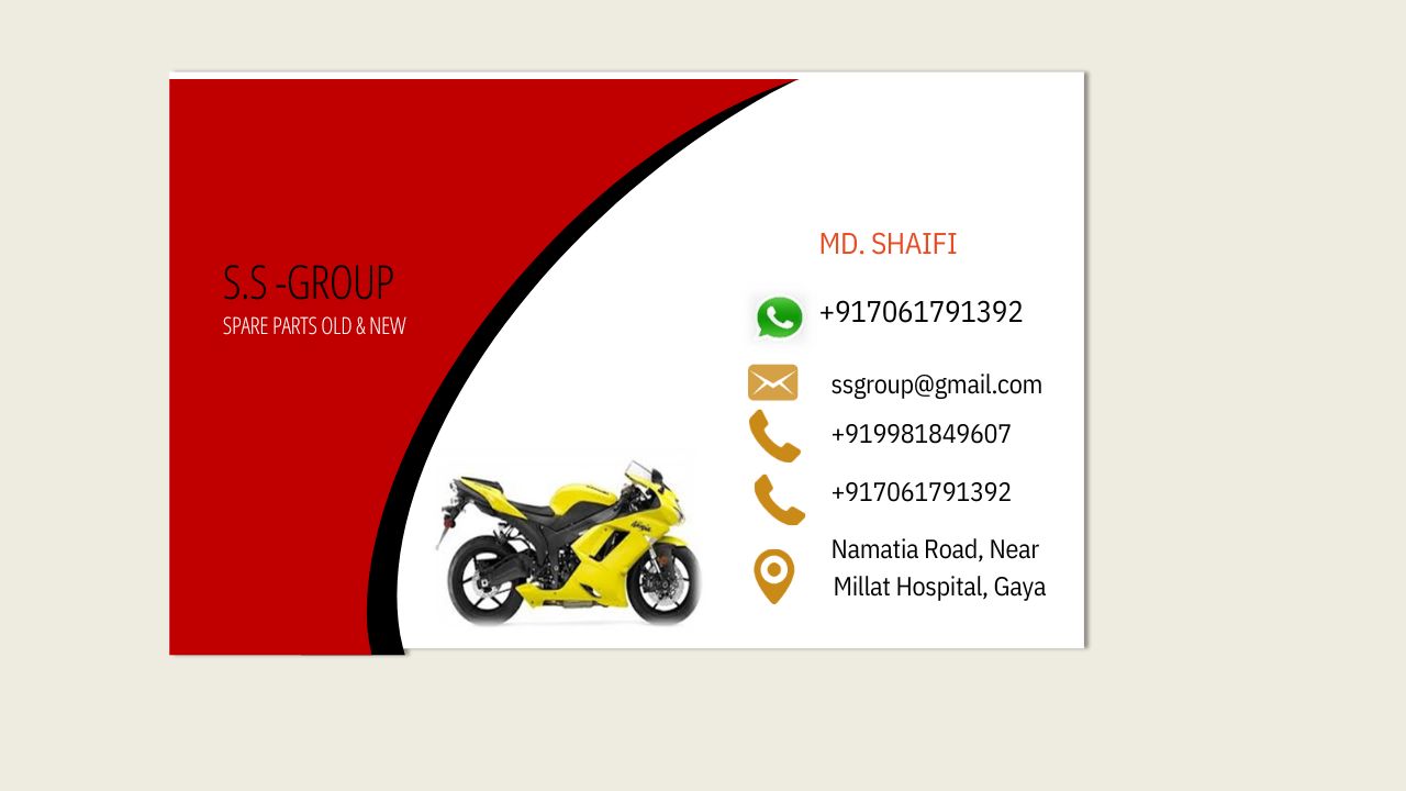                                                      SS Group Bike Parts